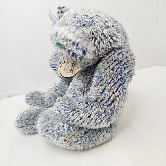 Ty 2000 Razzmatazz The Bear Plush Blue Multicolor Stuffed Animal Toy TyLux - Picture 3 of 11